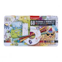 Tekenset Bruynzeel jonge kunstenaars set à 60 stuks assorti