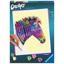 Schilderen op nummers CreArt Zebra