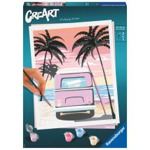 Schilderen op nummers CreArt Beach life