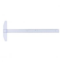 Tekenhaak Aristo GeoCollege 75cm transparant