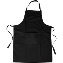 Verfschort Creativ Company lengte 89cm breedte 66cm katoen zwart