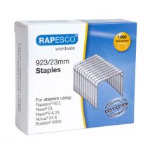 Nieten Rapesco Heavy Duty 923 23mm 1000 stuks zilver