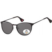Zonnebril Montana mat zwart met smoke polarized glas
