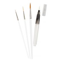 Penselenset Zahn alcohol ink-painting 4-delig