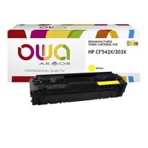 Tonercartridge OWA alternatief tbv HP CF542X geel