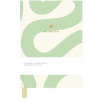 Notitieboek One Line A Day Flow groen/ wit A-Journal