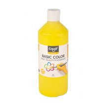 Plakkaatverf Creall basic geel 500ml