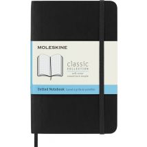 Notitieboek Moleskine pocket 90x140mm dots soft cover zwart