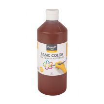 Plakkaatverf Creall basic donkerbruin 500ml