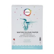 Aquarelblok Qrea A3 20 vel 200gr spiraal