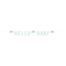 Letterslinger Haza Hello Baby mintgroen 2.50m