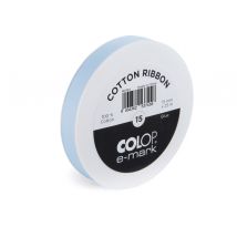 Lint Colop E-mark 15mmx25m blauw