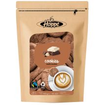 Koekjes Hoppe Cookies fairtrade double chocolate circa 125stuks