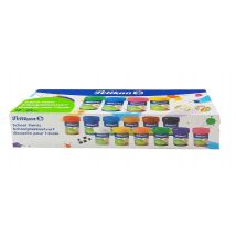 Plakkaatverf Pelikan 20ml assorti doos à 12 potjes