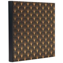 Fotoalbum Exacompta 29x32cm 60 zwarte pagina's Néo Déco zwart