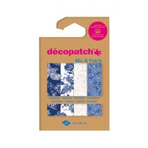 Hobbypapier Décopatch 30x40cm set à 4 vel thema Shades of Blue