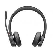 Headset HP POLY Voyager 4320-M met BT700 dongle en oplaadstatief
