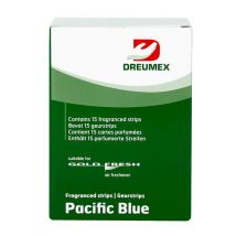 Luchtverfrisser Dreumex Gold Fresh Pacific Blue 15 strips