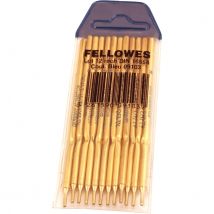 Balpenvulling Fellowes DIN voor baliepen medium blauw 12 stuks