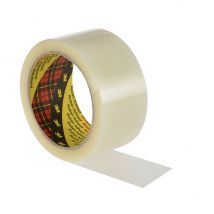 Verpakkingstape Scotch 371 48mmx66m transparant PP