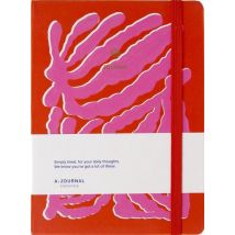 Notitieboek A5 Groovy Pink  A Journal lijn