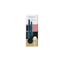 Schrijfset Pelikan Jazz Noble Elegance K36+P36 medium aquamarine