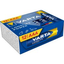 Batterij Varta Longlife Power 12x AAA
