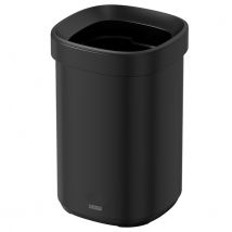 Bureau afvalbak Desq open 20 ltr. metaal zwart
