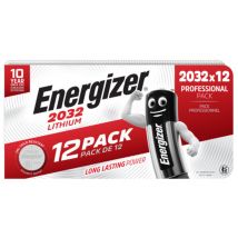 Batterij Energizer knoopcel 12xCR2032 lithium