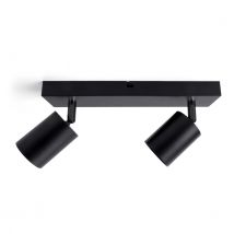 Plafondspot Integral Siena 2 spot IP20 GU10 zwart