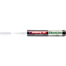 Paintmarker edding 50 EcoLine op waterbasis 2-3mm wit