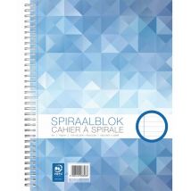 Spiraalblok WORK A4 lijn spiraal 100vel 70gr
