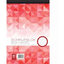 Schrijfblok WORK A4 ruit 5x5 mm 100vel 70gr