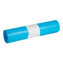 Afvalzak Propsac HDPE T23 58x100cm 70L blauw rol à 25 stuks