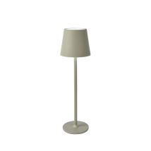 Tafellamp Lumineo led oplaadbaar steady buiten bruin