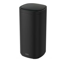 Afvalbak Desq Sensor 50 liter RVS zwart
