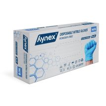Handschoen Hynex nitril M blauw 5gr extra sterk 100 stuks