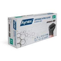Handschoen Hynex nitril S zwart 5gr extra sterk 100 stuks
