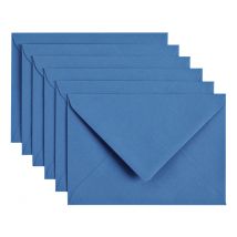 Envelop Papicolor C6 114x162mm donkerblauw pak à 6 stuks