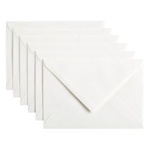 Envelop Papicolor C6 114x162mm hagelwit pak à 6 stuks
