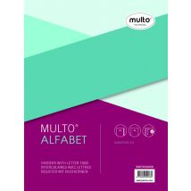 Tabbladen Multo A4 23-gaats 20-delig A-Z grijs