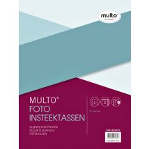 Fototas Multo A4 23-gaats 2-vaks 148x210mm PP mat 10 stuks