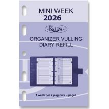 Agendavulling 2025 Kalpa Mini 7dagen/2pagina's