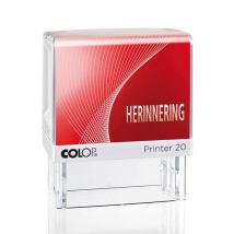Woordstempel Colop Printer 20 herinnering rood