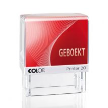 Woordstempel Colop Printer 20 geboekt rood