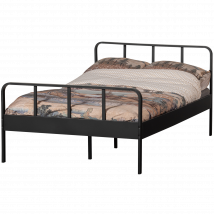 Twijfelaar Bed Mees Metaal Zwart 120X200Cm