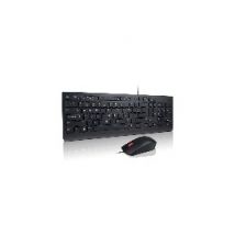 Lenovo 4X30L79921 toetsenbord Inclusief muis Universeel USB QWERTY Brits Engels Zwart