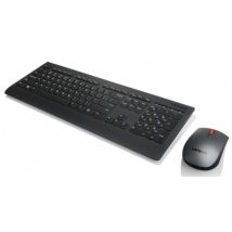 Lenovo 4X30H56813 toetsenbord Inclusief muis Universeel RF Draadloos QWERTZ Hongaars Zwart