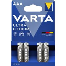 Batterij Varta Ultra lithium 4x AAA