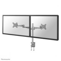 Monitorarm Neomounts D935D 2x10-27" met klem zilvergrijs
